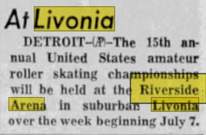 Riverside Arena - Jun 30 1957 Article (newer photo)